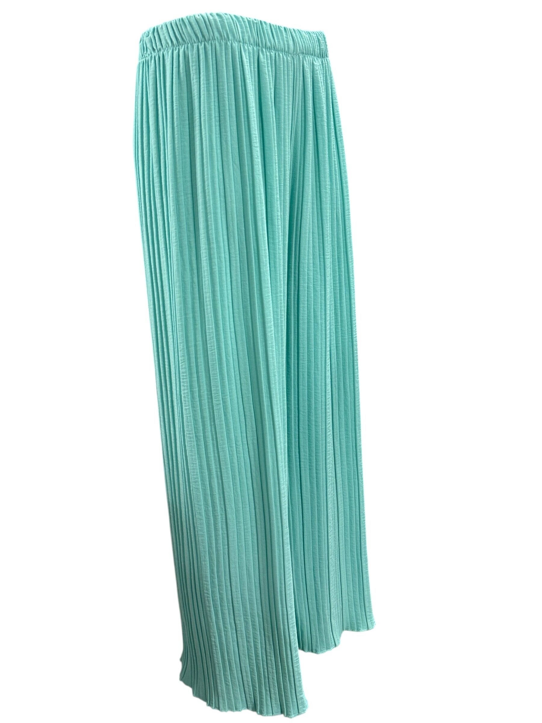 Broek Plissé Mint