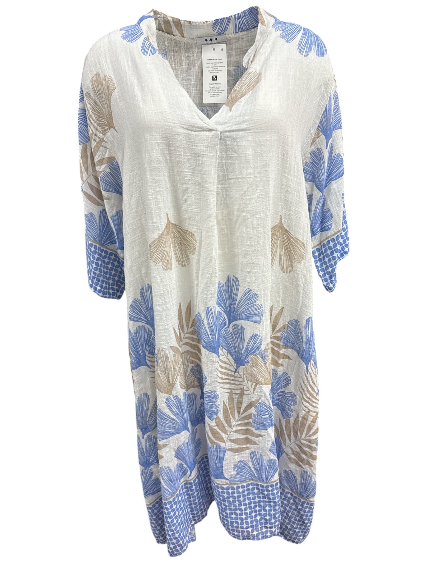 Jurk Katoen Bea Lichtblauw