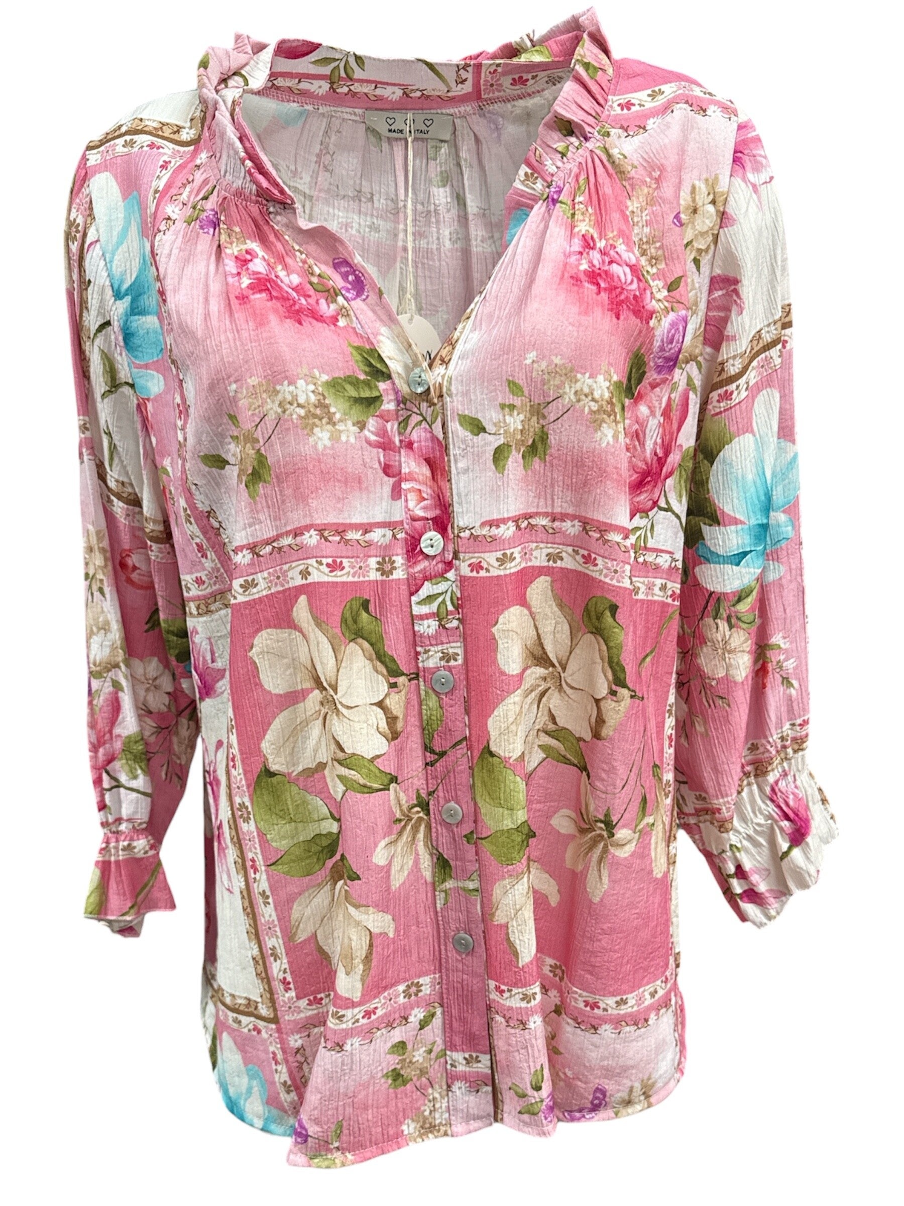 Blouse Viscose Demi Roze