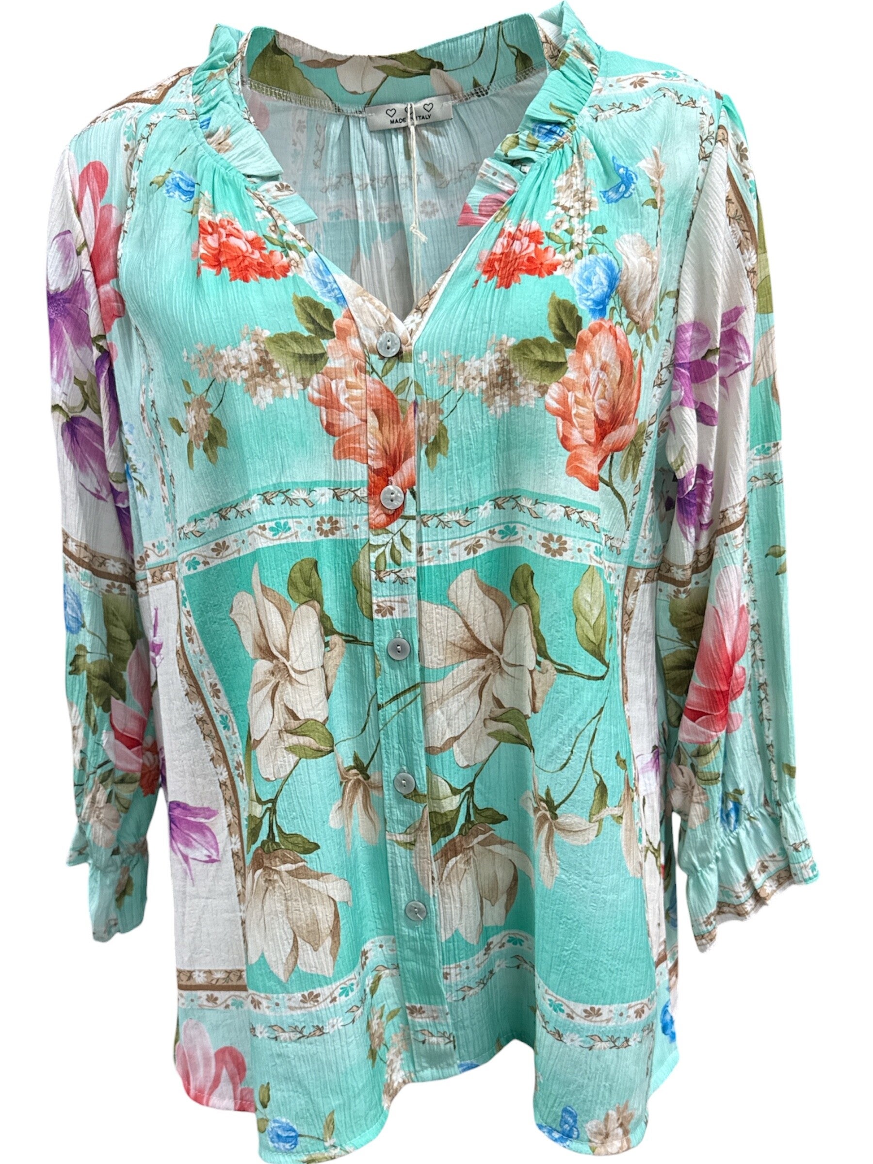 Blouse Viscose Demi Mint