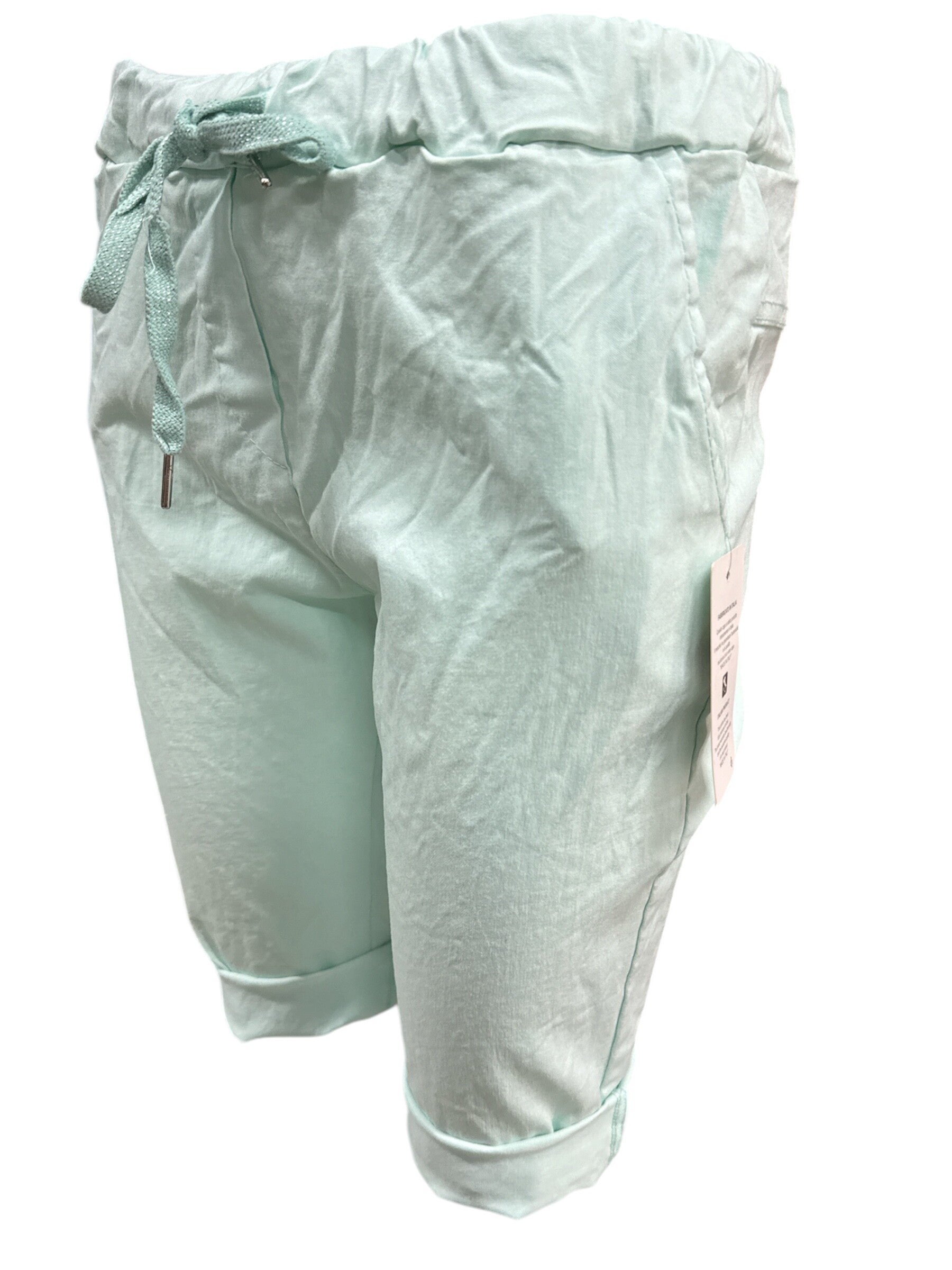 Viscose korte broek Mint