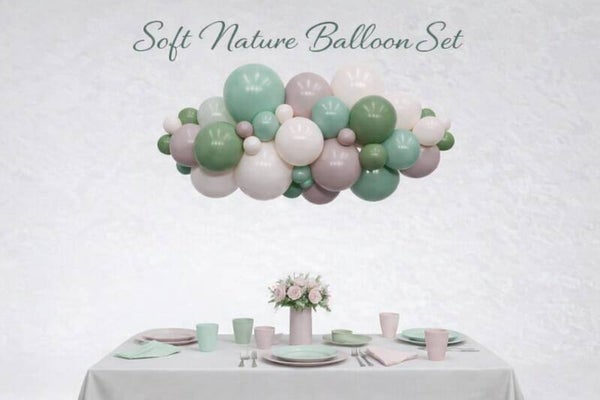 Soft nature balloon set