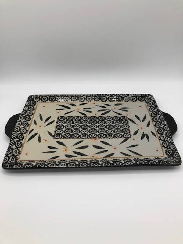 Presenteer blad zwart