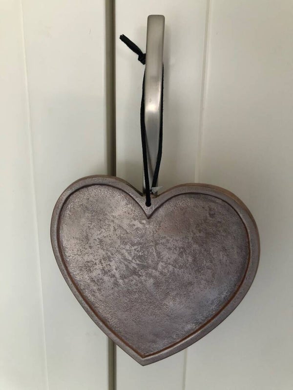 Heart hanging rosa