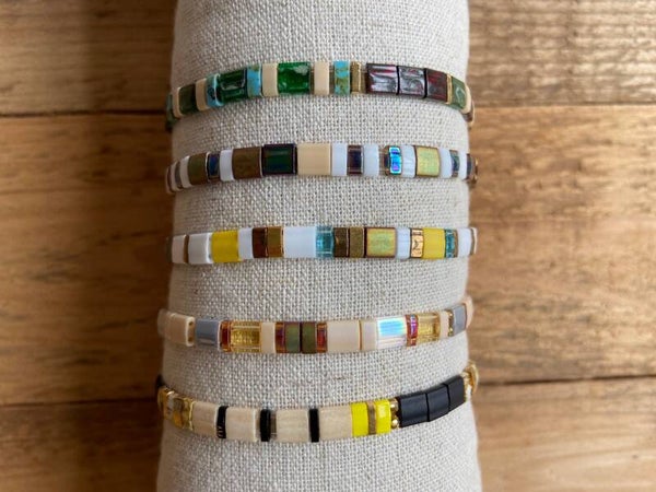 Miyuki Armbandjes Sand