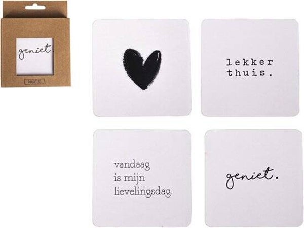 Onderzetters "Genieters"