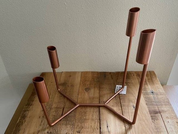 Kaarsenstandaard rose goud