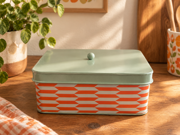 Retro blik groen