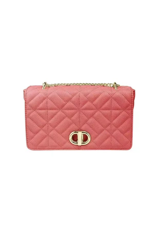 Tas met stiksels en gouden detail