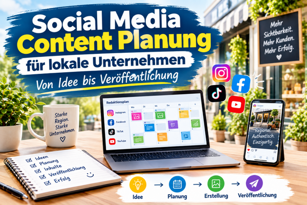 Social Media Content Planung für lokale Unternehmen: Von Idee bis Veröffentlichung