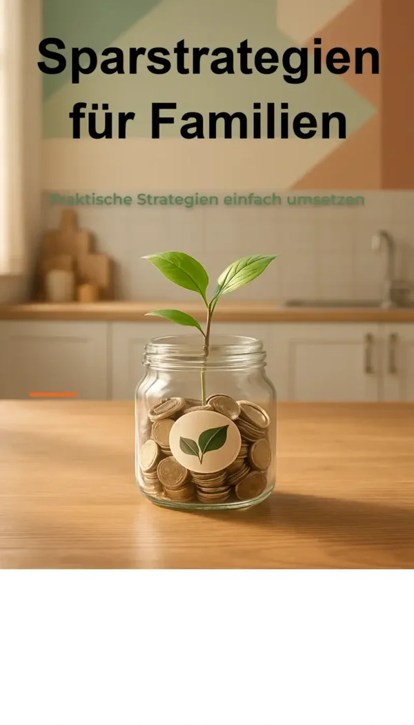 Erreiche finanzielle Ziele mit Leichtigkeit: Nachhaltige Sparstrategien für den Familienalltag