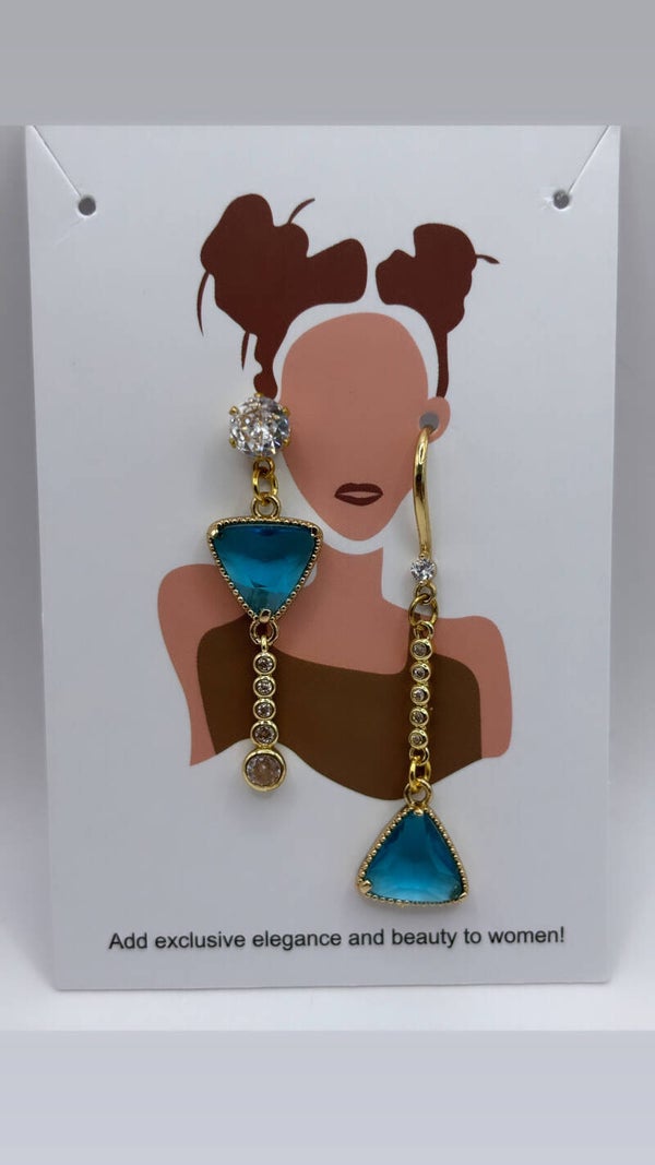 Blauwe driehoeken oneven