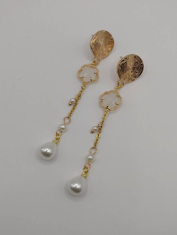 Melkglas bloem/druppels