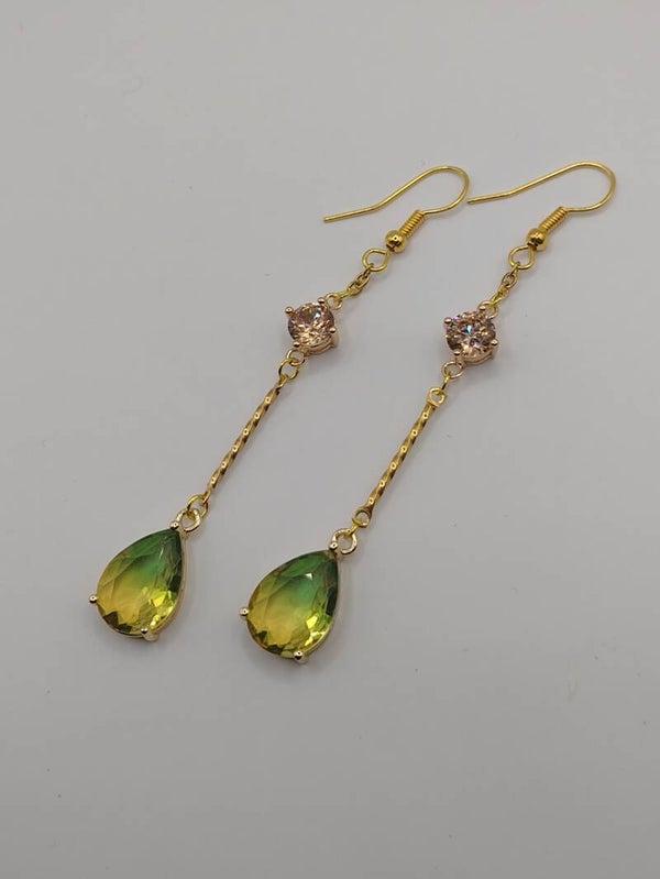 Druppels/steentje groen/geel