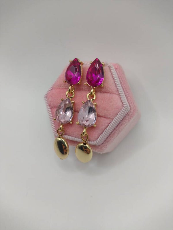 Combi fushia /lichtroze/goud