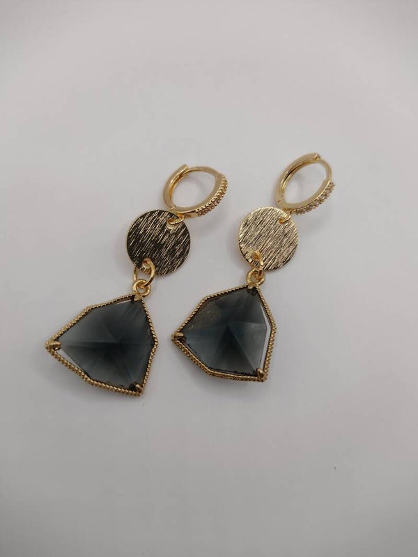 Grijs glas driehoeken