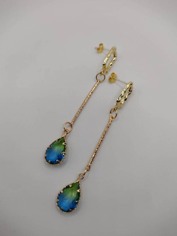 Druppeltjes blauw/groen