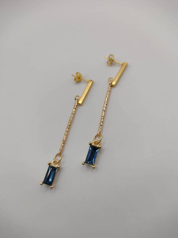 Blauwe blokjes donker