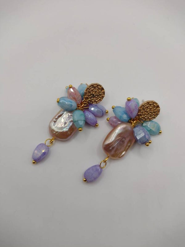 Parels paars/roze/blauwtinten