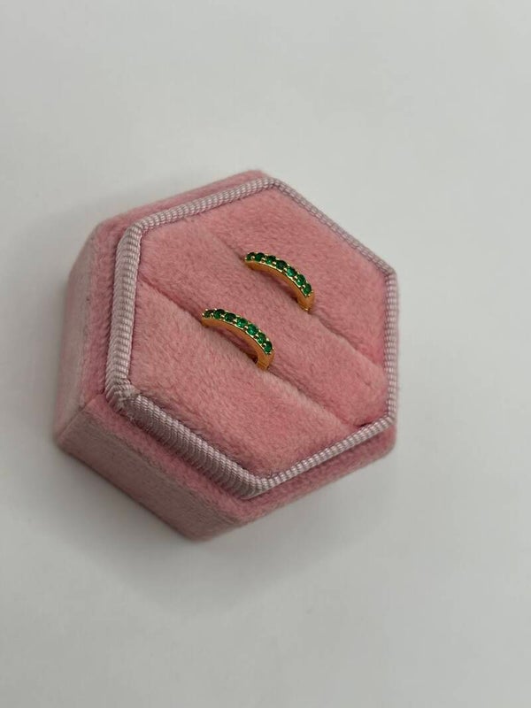 Extra small hoops groen