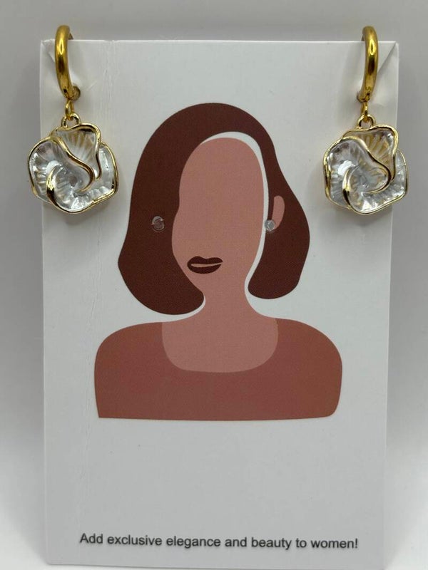 Bloemen parelmoer goud