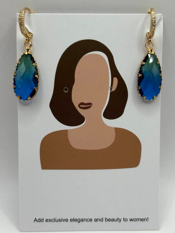 Druppels blauw/groen