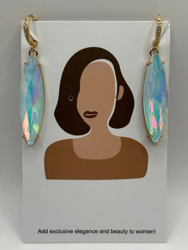 Turqouise/Blauwe druppels