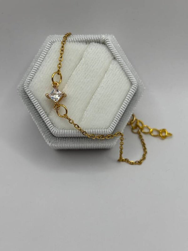 Steentje doorzichtig glas