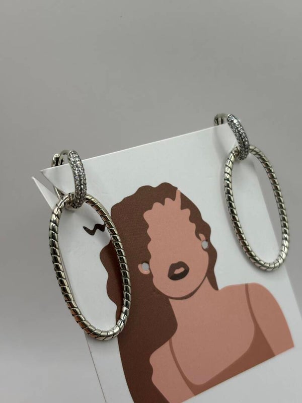 Zilver hoops in hoops