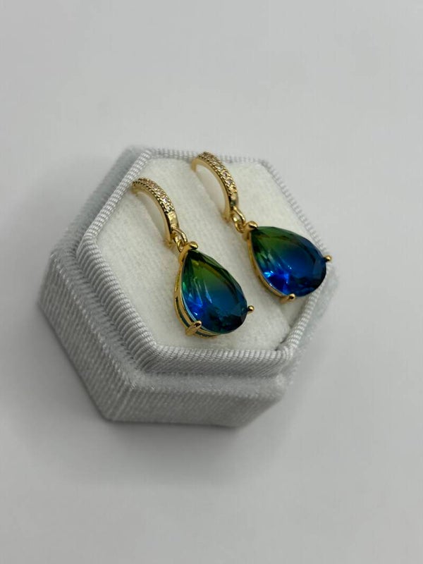 Druppels blauw/groen