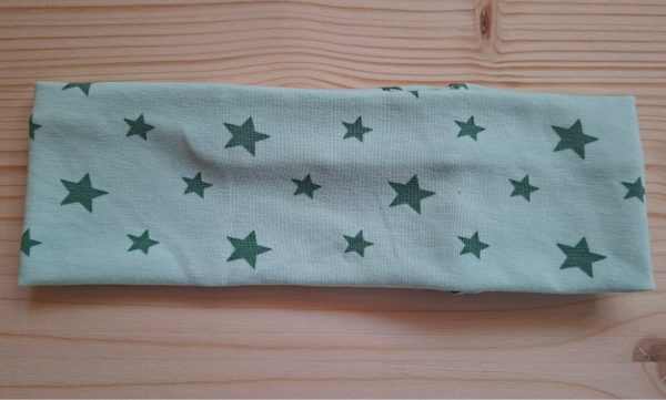 Stirnband Türkis/Sterne