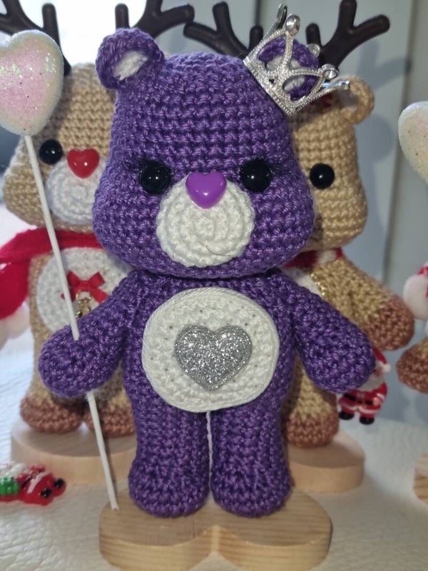 💜👑 Princesse Violette – Un petit ourson plein de tendresse ! 👑💜
