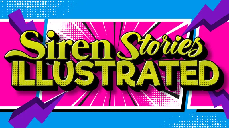 Siren stories Illustrated Title Banner by Andromeda Siren