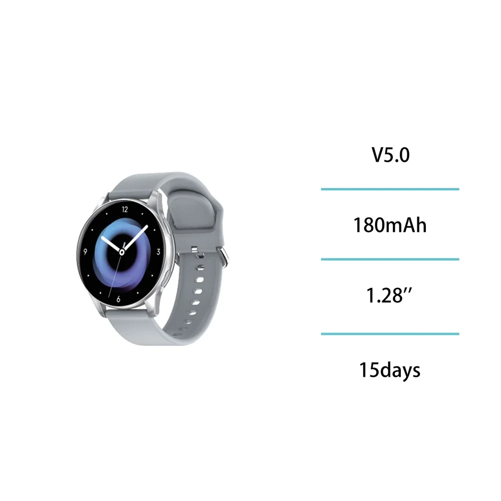 FitPro R4 Smartwatch 1,28 Zoll - Silber