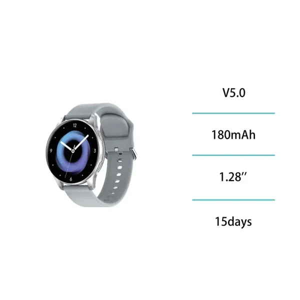 FitPro R4 Smartwatch 1,28 Zoll - Silber