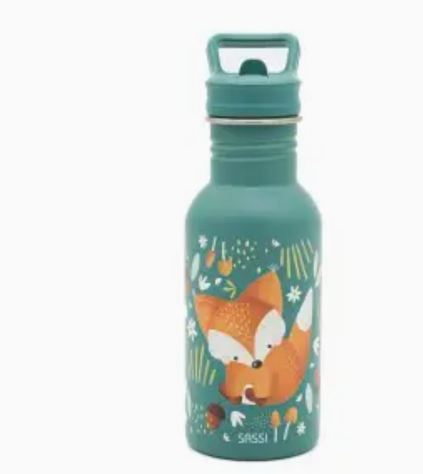 Edelstahlflasche – Crunchy der Fuchs