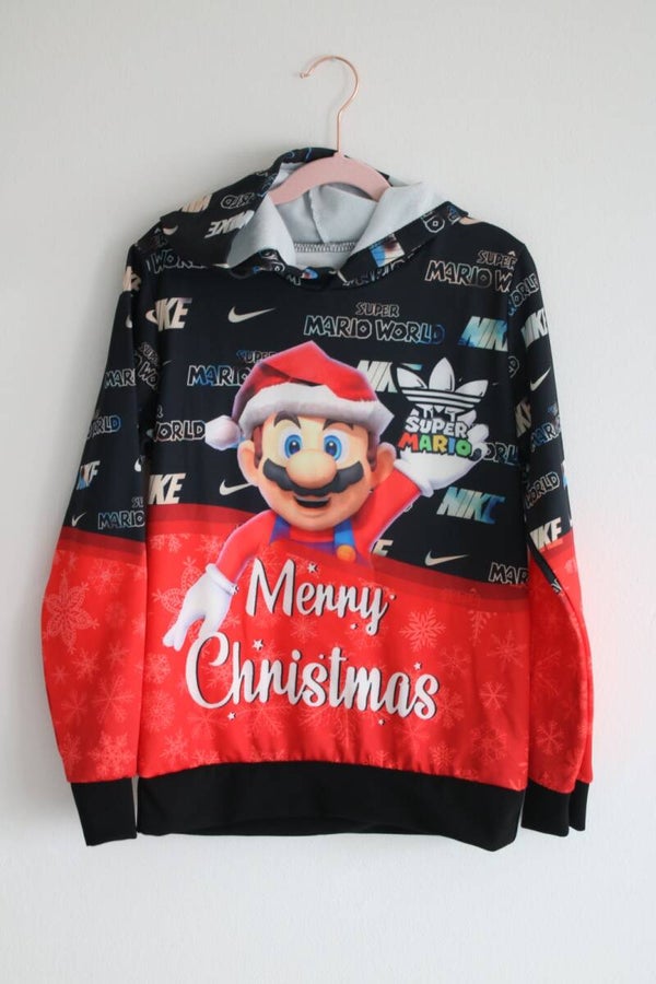 X - Mas Hoodie Super Mario