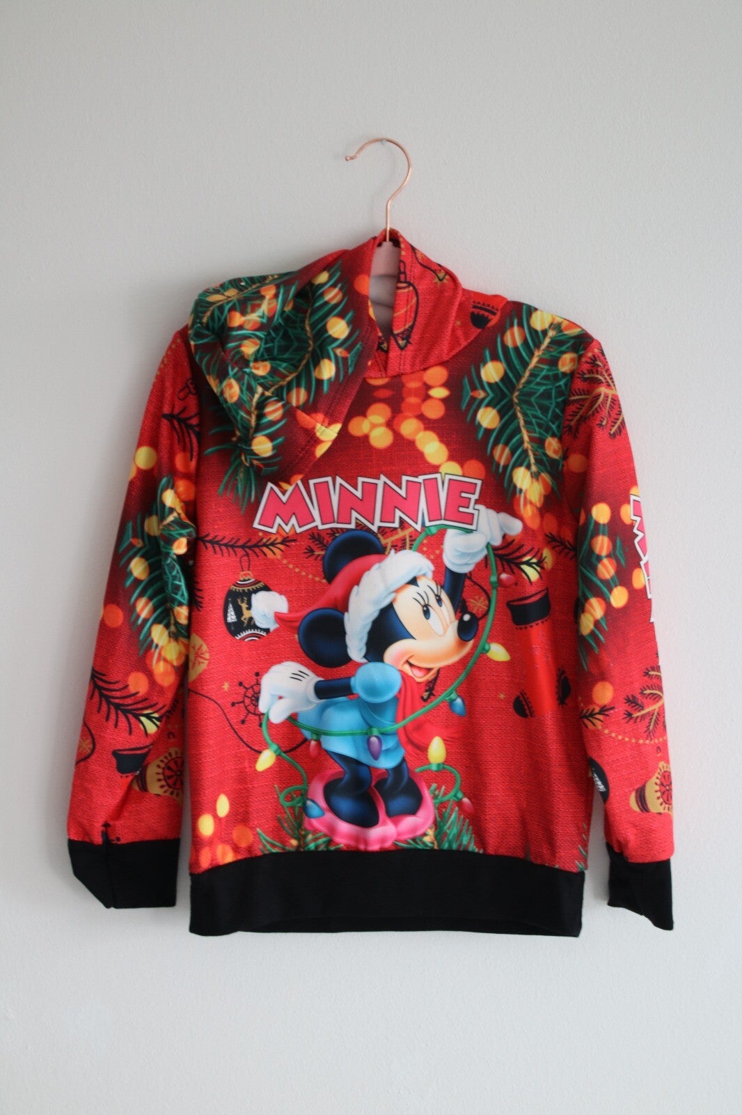 X - Mas Minnie Mouse Hoodie