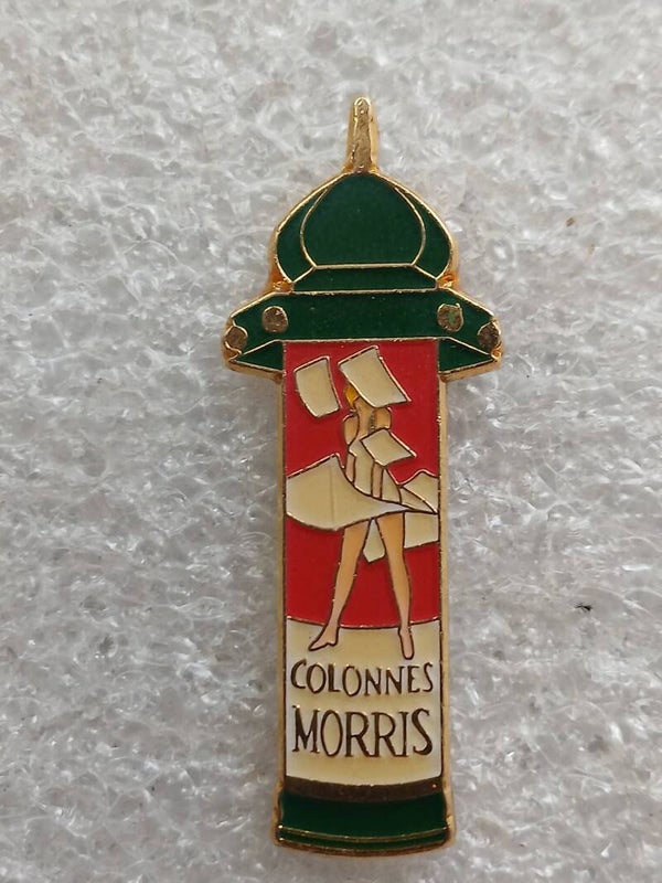 Pin's Colonne Morris - Marylin - Rouge