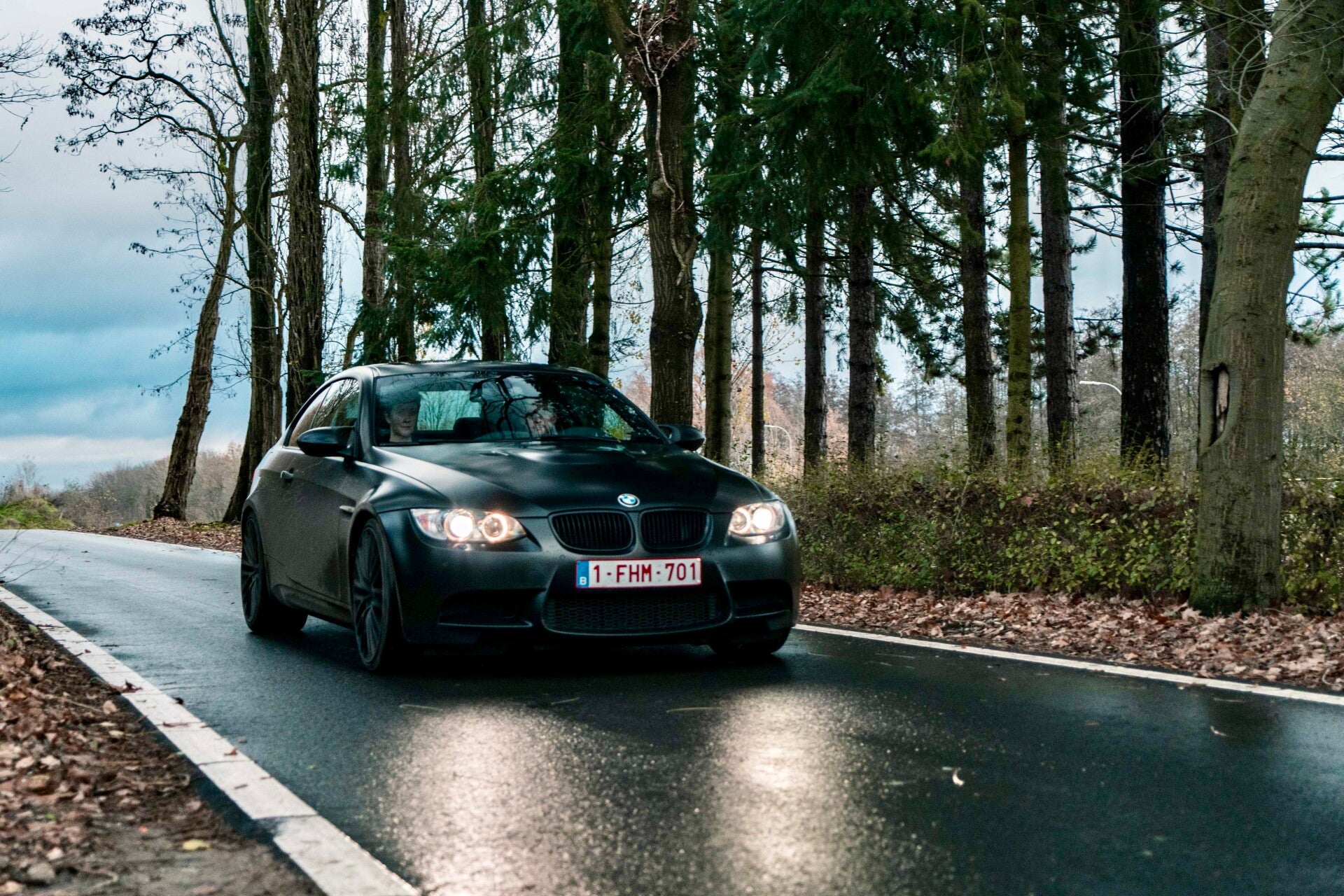 bmw M3 E92 tijdens bergrit