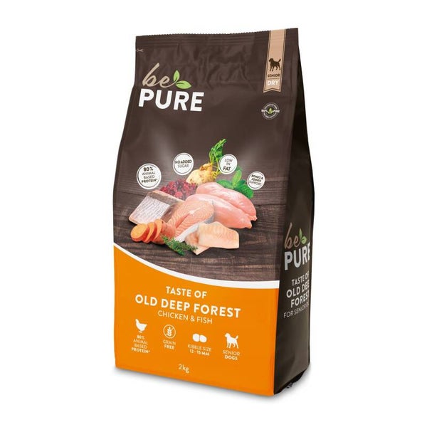 bePure Senior Taste of Old Deep Forest croquettes pour chiens senior