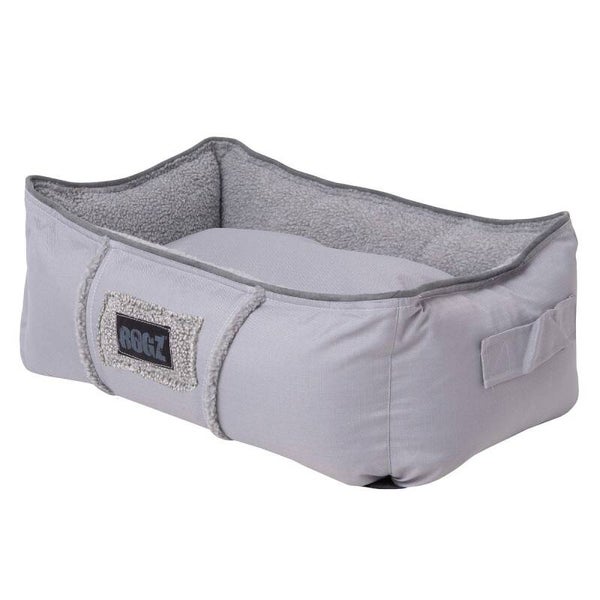 Rogz Lit pour chiens Utility 3D Sherpa Podz gris