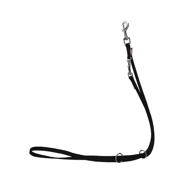 Laisse réglable en 3 positions Biothane 200cm NOIR