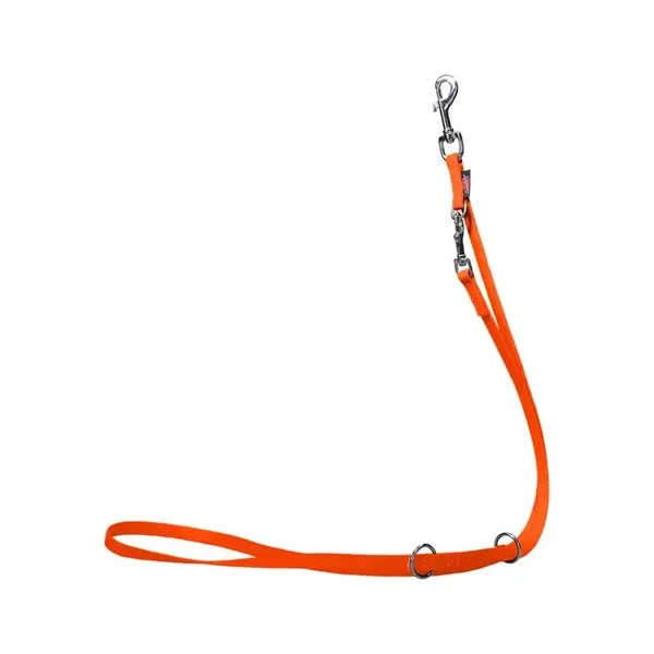 Laisse réglable en 3 positions Biothane 200cm ORANGE
