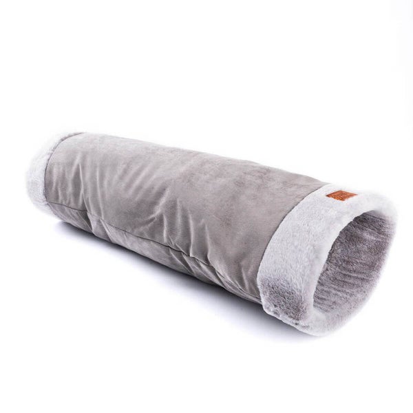 Freezack Tunnel pour chat Eskimo gris 85x33x28cm