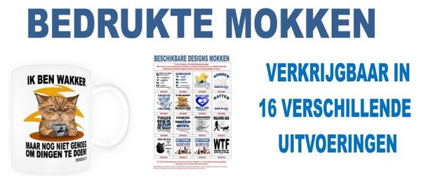 Bedrukte mokken
