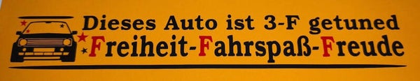 3 F-Tuning , mal anders