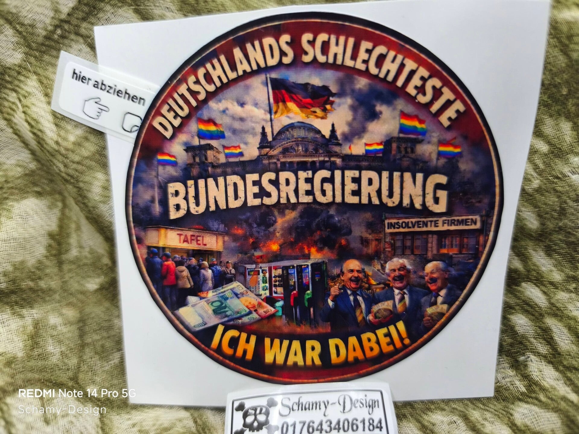 schlechteste bundesreg, ca 8 cm