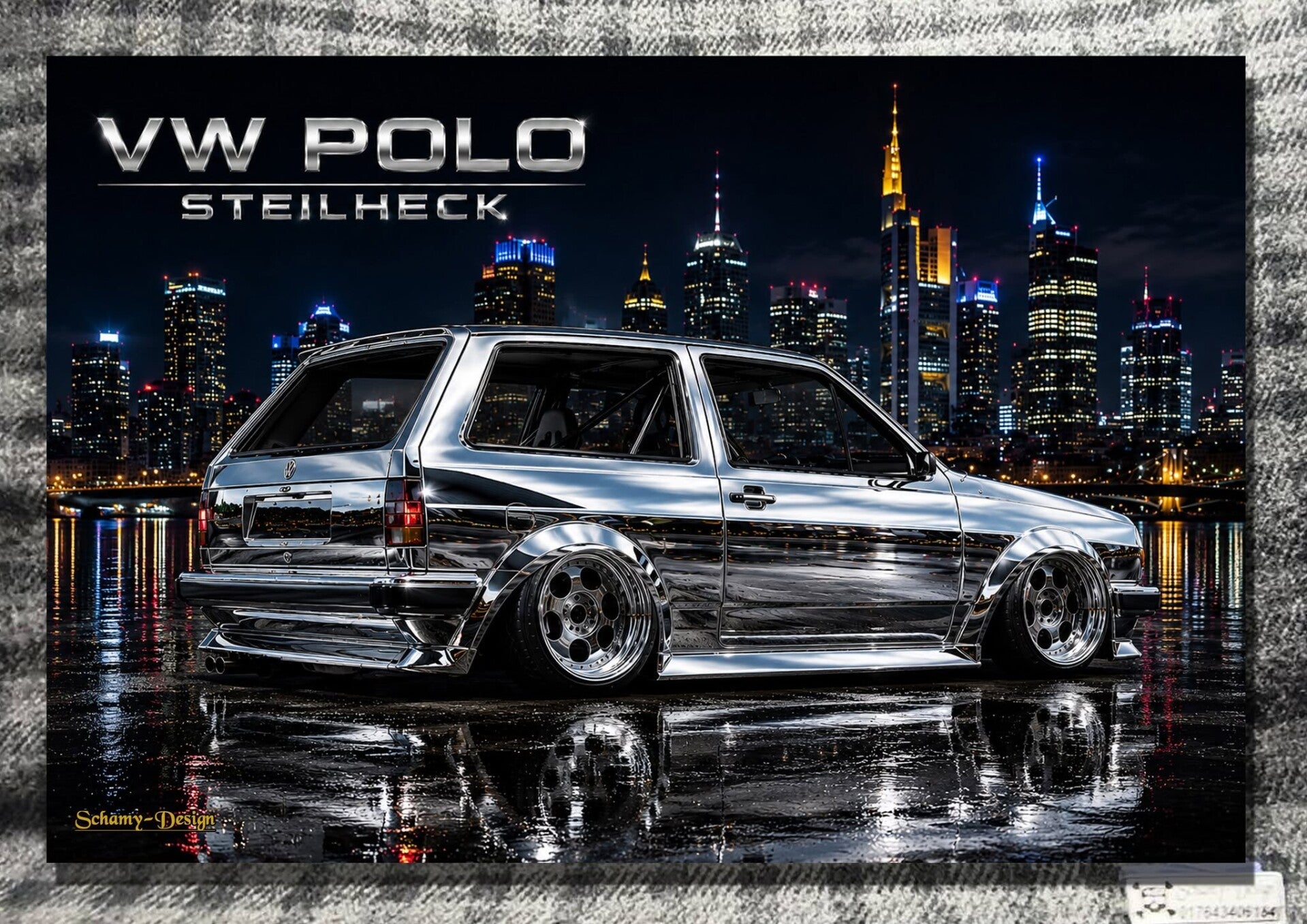 Vw Polo 86c in Chrome - Steilheck