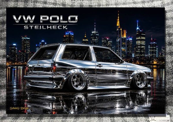 Vw Polo 86c in Chrome - Steilheck